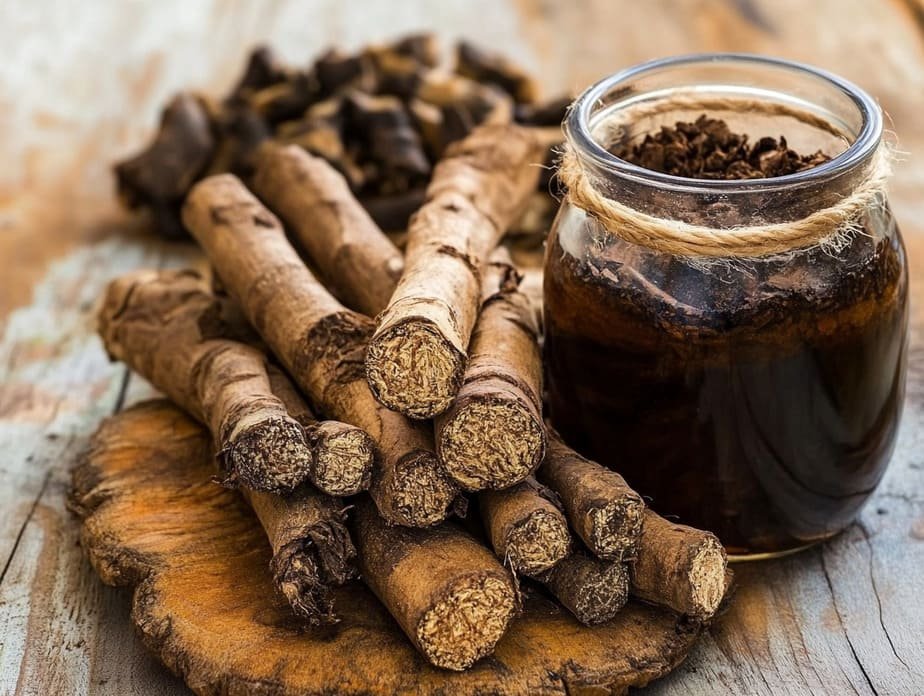 Sarsaparilla Root and Jar